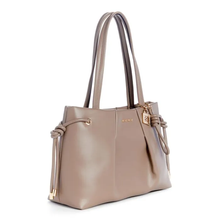 Nine West Satchels and Shoulder Bags Women Elin Shopper Dark Mushroom Nine West Satchels and Shoulder Bags Women Elin Shopper Dark Mushroom