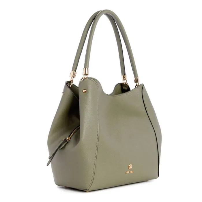 Nine West Satchels and Shoulder Bags Women Etta Jet Set Carryall Faded Army Nine West Satchels and Shoulder Bags Women Etta Jet Set Carryall Faded Army