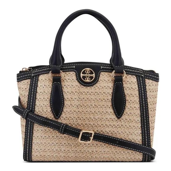 Nine West Satchels and Shoulder Bags Women Kyelle Small Satchel Crossbody Natural Black