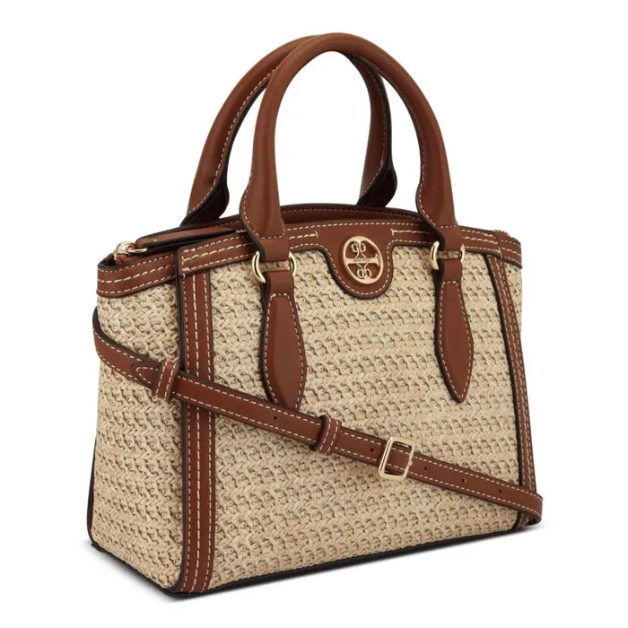 Nine West Satchels and Shoulder Bags Women Kyelle Small Satchel Crossbody Natural Dark Camel Nine West Satchels and Shoulder Bags Women Kyelle Small Satchel Crossbody Natural Dark Camel