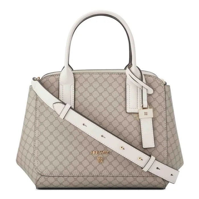 Nine West Satchels and Shoulder Bags Women Morden Satchel Beigelogomilk