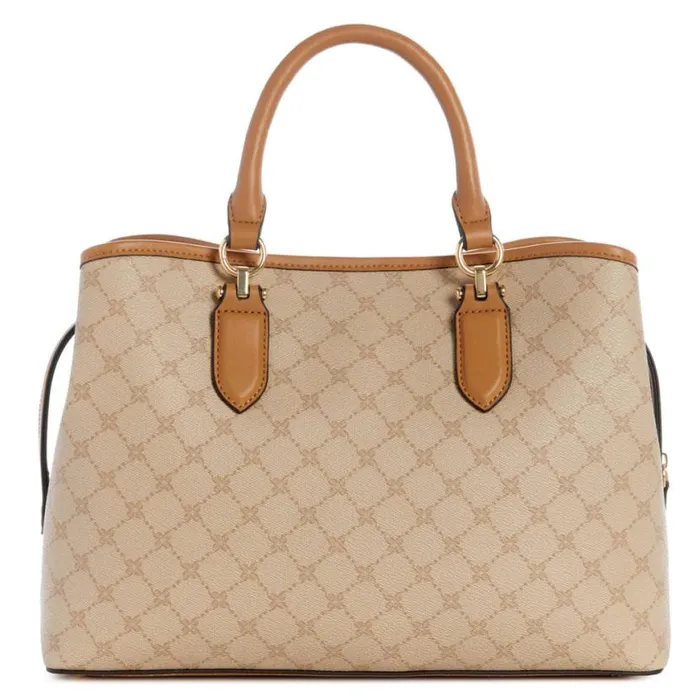 Nine West Satchels and Shoulder Bags Women Saoirse Jet Set Satchel Khaki Logocamel Nine West Satchels and Shoulder Bags Women Saoirse Jet Set Satchel Khaki Logocamel