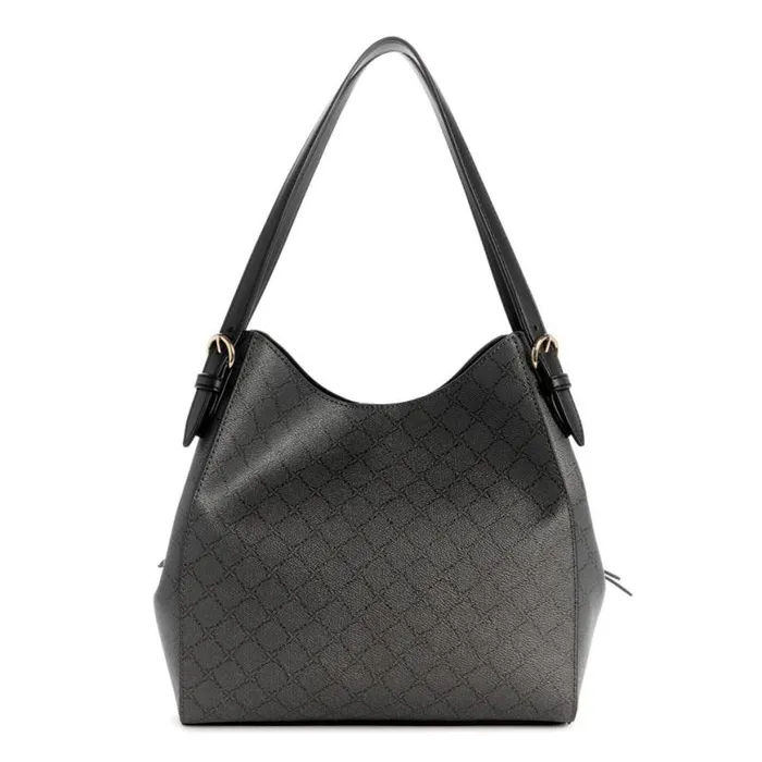 Nine West Satchels and Shoulder Bags Women Siera Shoulder Carryall Onyx Logo