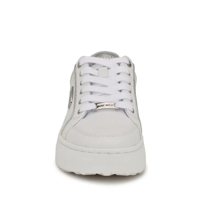 Nine West Sneakers Women Cafee LaceUp Platform Sneakers Whitesilver Nine West Sneakers Women Cafee LaceUp Platform Sneakers Whitesilver