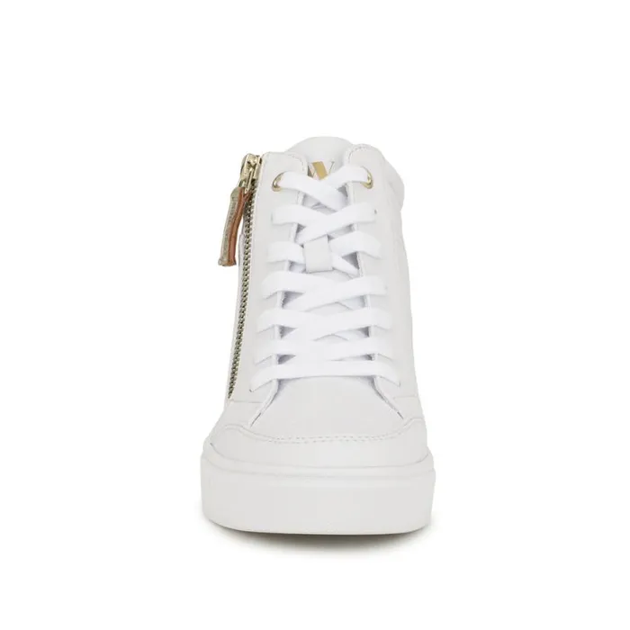 Nine West Sneakers Women Tons High Top Hidden Wedge Sneakers White Nine West Sneakers Women Tons High Top Hidden Wedge Sneakers White