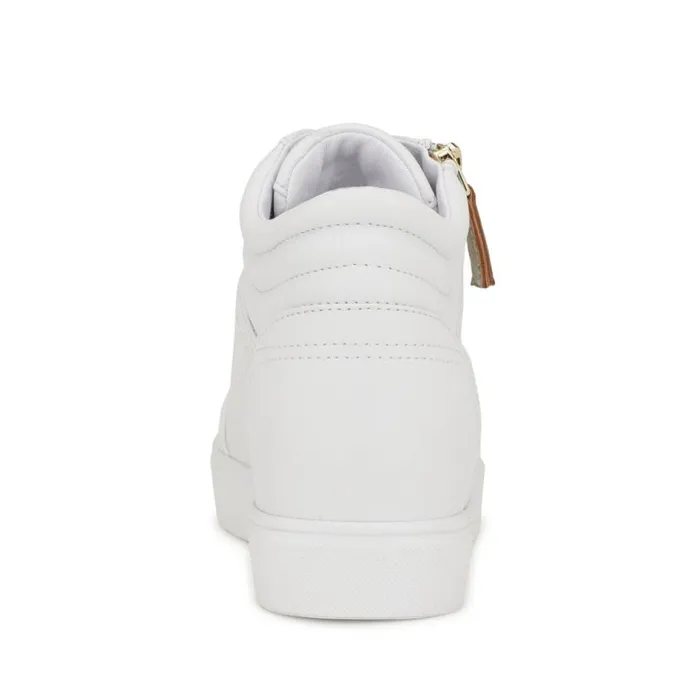 Nine West Sneakers Women Tons High Top Hidden Wedge Sneakers White Nine West Sneakers Women Tons High Top Hidden Wedge Sneakers White