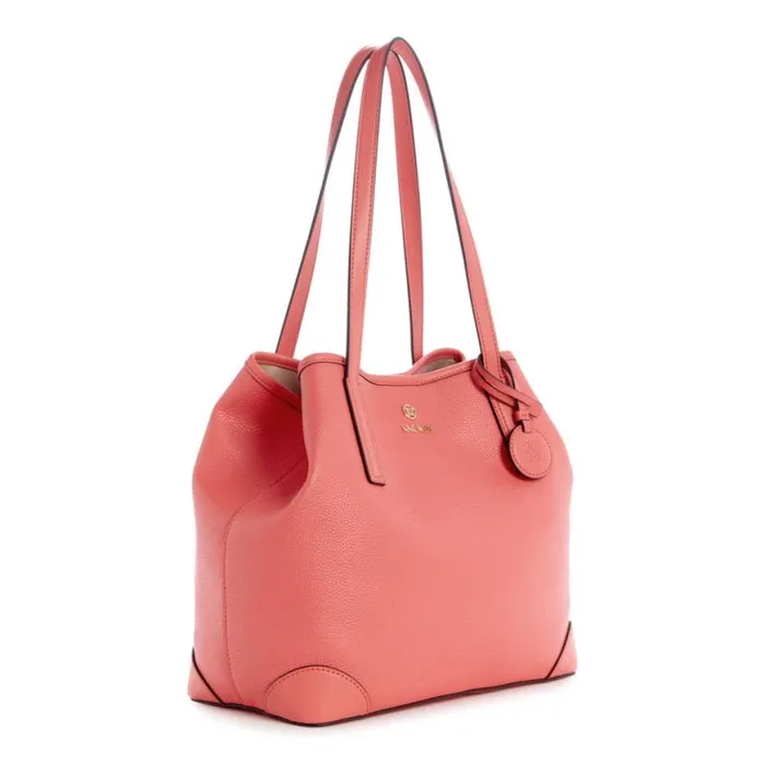 Nine West Totes and Backpacks Women Delaine 2 In 1 Tote Coral Nine West Totes and Backpacks Women Delaine 2 In 1 Tote Coral