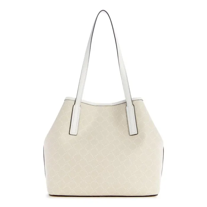 Nine West Totes and Backpacks Women Delaine 2 In 1 Tote Cream Logo Nine West Totes and Backpacks Women Delaine 2 In 1 Tote Cream Logo