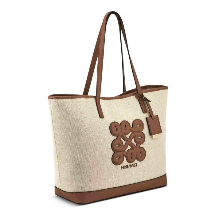 Nine West Totes and Backpacks Women Jenson 2 In 1 Tote Natural Dark Camel Nine West Totes and Backpacks Women Jenson 2 In 1 Tote Natural Dark Camel