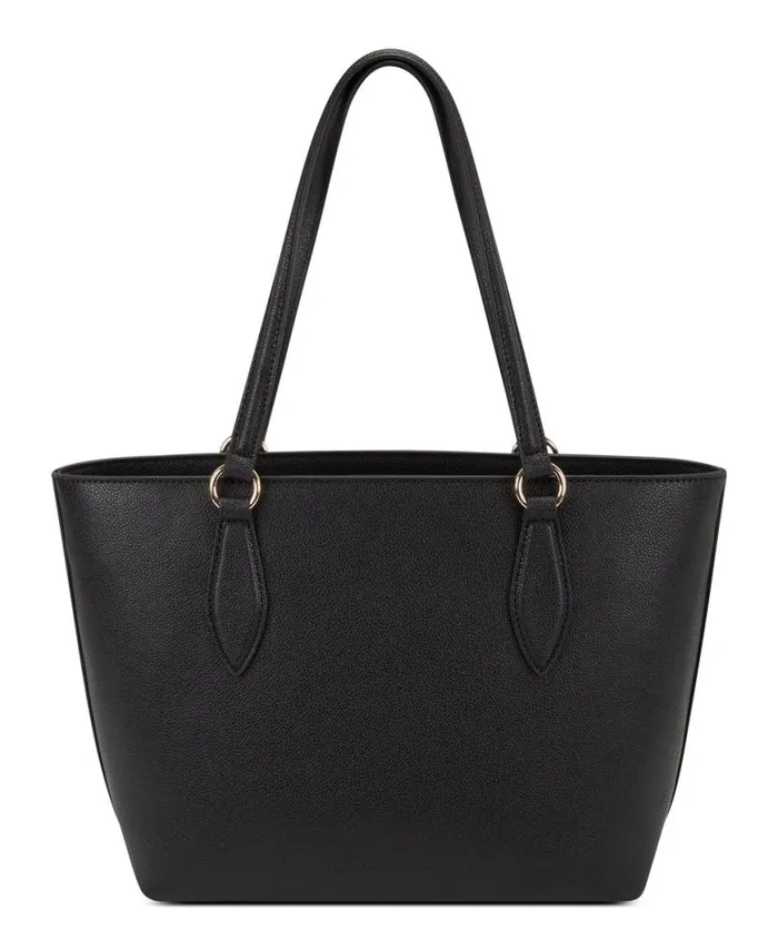 Nine West Totes and Backpacks Women Paisley Small Tote Black Saffiano Nine West Totes and Backpacks Women Paisley Small Tote Black Saffiano