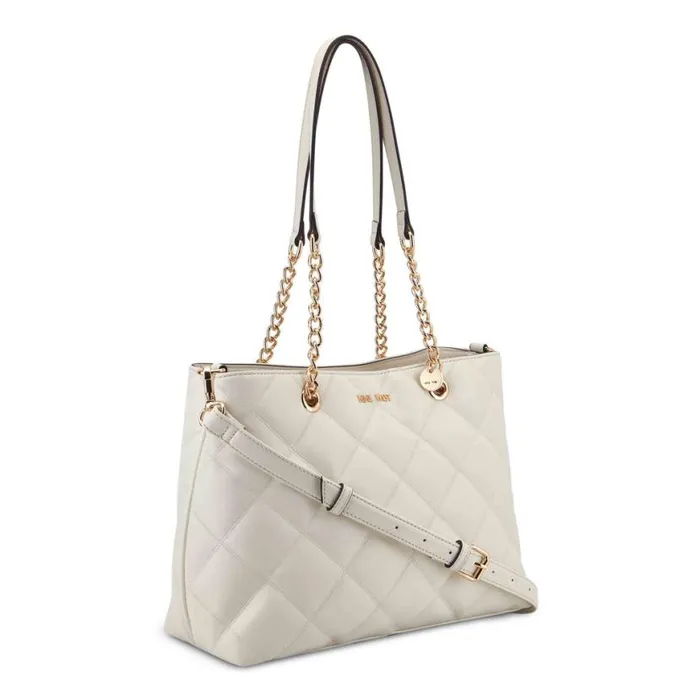 Nine West Totes and Backpacks Women Sidonie Shopper Chic Cream Nine West Totes and Backpacks Women Sidonie Shopper Chic Cream