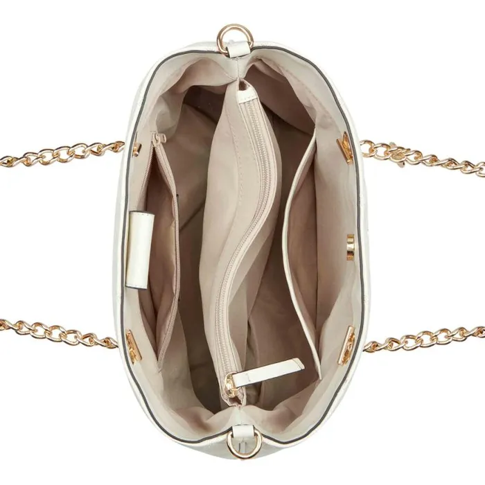 Nine West Totes and Backpacks Women Sidonie Shopper Chic Cream Nine West Totes and Backpacks Women Sidonie Shopper Chic Cream