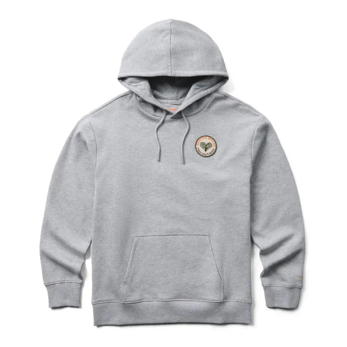 Nurture Nature Patch Fleece Hoody Grey Heather Women Merrell Tops