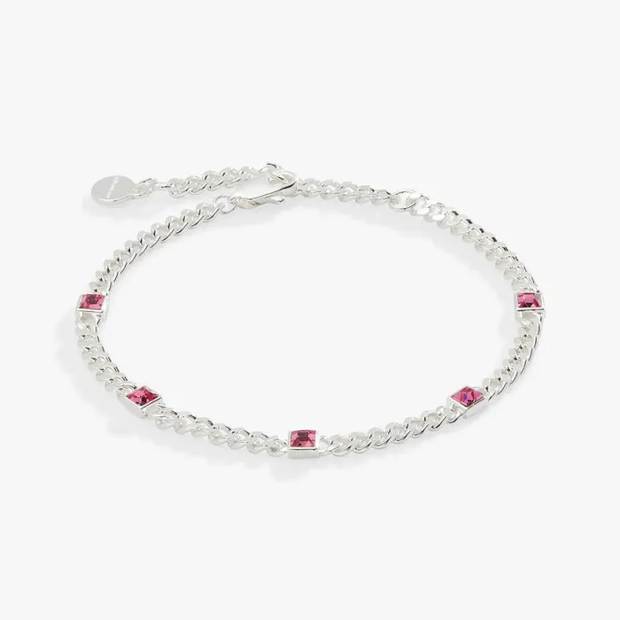 October Birthstone Rose Curb Chain Bracelet Silver Women Alex And Ani Bracelets October Birthstone Rose Curb Chain Bracelet Silver Women Alex And Ani Bracelets
