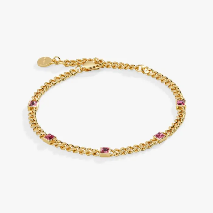October Birthstone Rose Curb Chain Bracelet Silver Women Alex And Ani Love October Birthstone Rose Curb Chain Bracelet Silver Women Alex And Ani Love