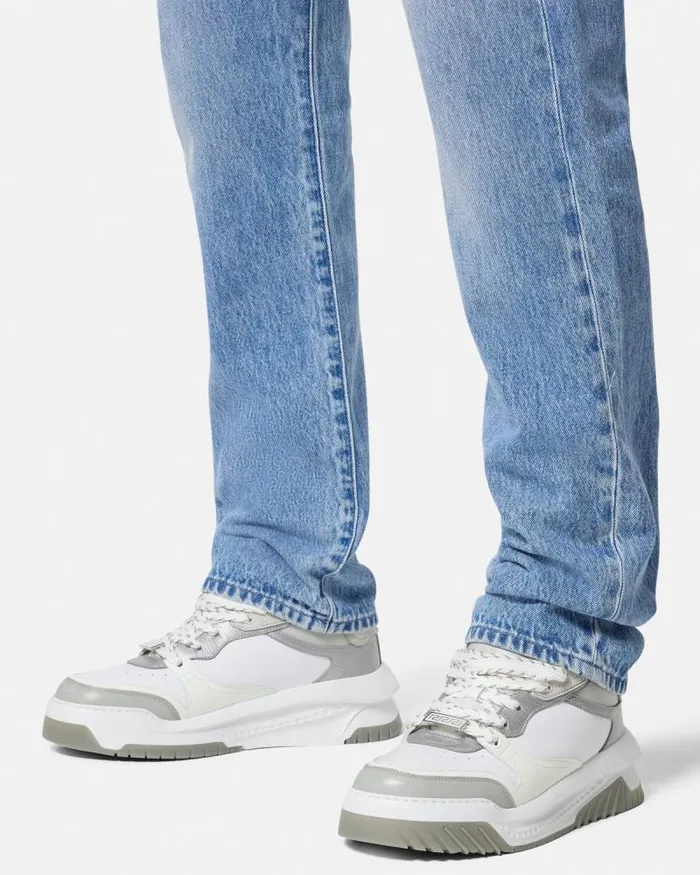 Odissea Sneakers Gray Men Versace Sneakers