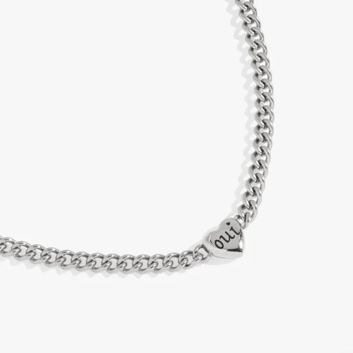 Oui and Non Reversible Heart Inline Necklace Stainless Steel Gold Women Alex And Ani Heart Oui and Non Reversible Heart Inline Necklace Stainless Steel Gold Women Alex And Ani Heart