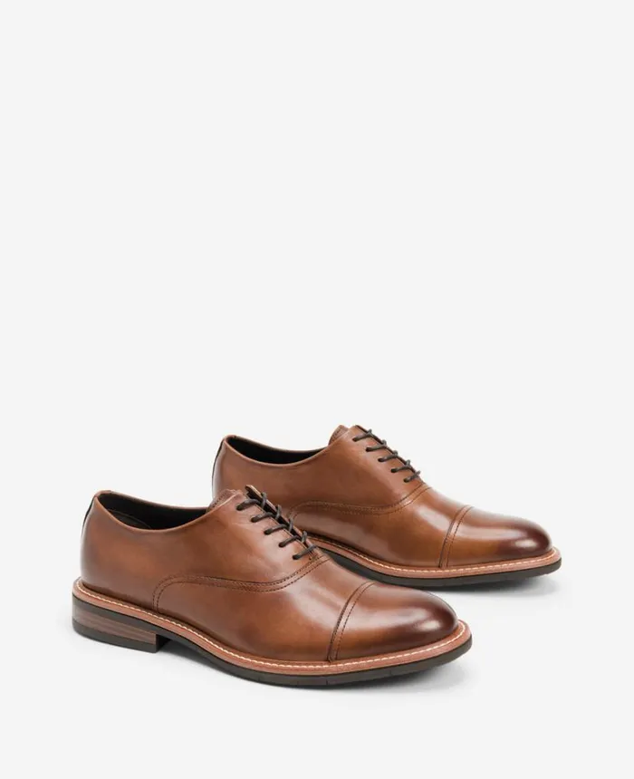 Oxfords Men Kenneth Cole REACTION 8211 Klay Cap Toe Oxford With Flex Cognac Oxfords Men Kenneth Cole REACTION 8211 Klay Cap Toe Oxford With Flex Cognac