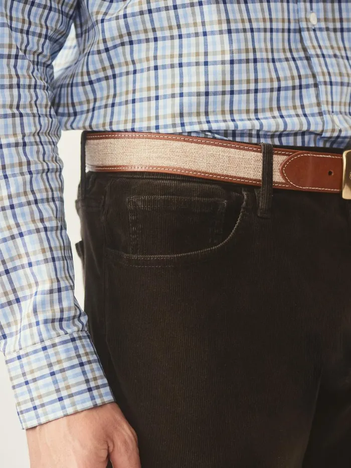 Pants Men JMcLaughlin Parker 5Pocket Straight Pants In Italian Stretch Cord Brown Pants Men JMcLaughlin Parker 5Pocket Straight Pants In Italian Stretch Cord Brown