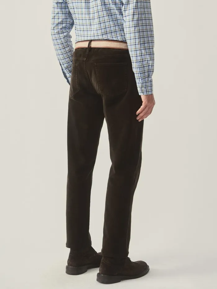 Pants Men JMcLaughlin Parker 5Pocket Straight Pants In Italian Stretch Cord Brown Pants Men JMcLaughlin Parker 5Pocket Straight Pants In Italian Stretch Cord Brown