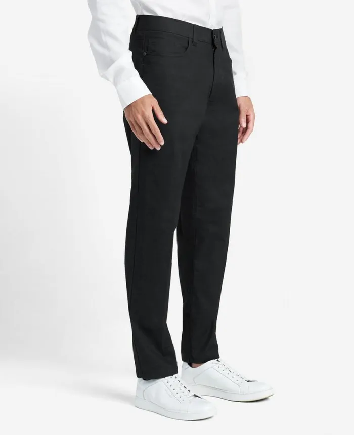 Pants Men Kenneth Cole The 5Pocket Stretch Pant With Flex Waistband Black