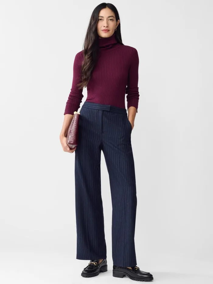 Pants Women JMcLaughlin Broderick Pants In Pinstripe Navywhite