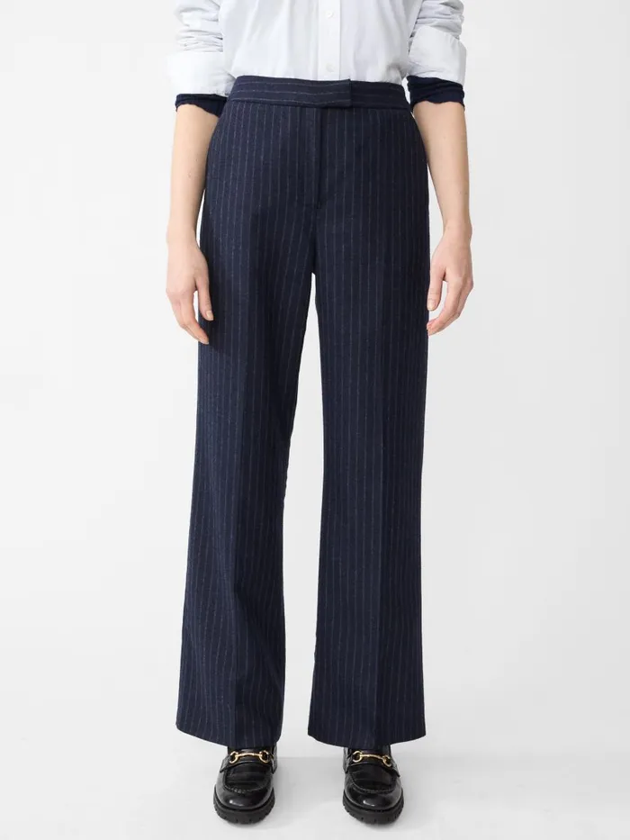 Pants Women JMcLaughlin Broderick Pants In Pinstripe Navywhite