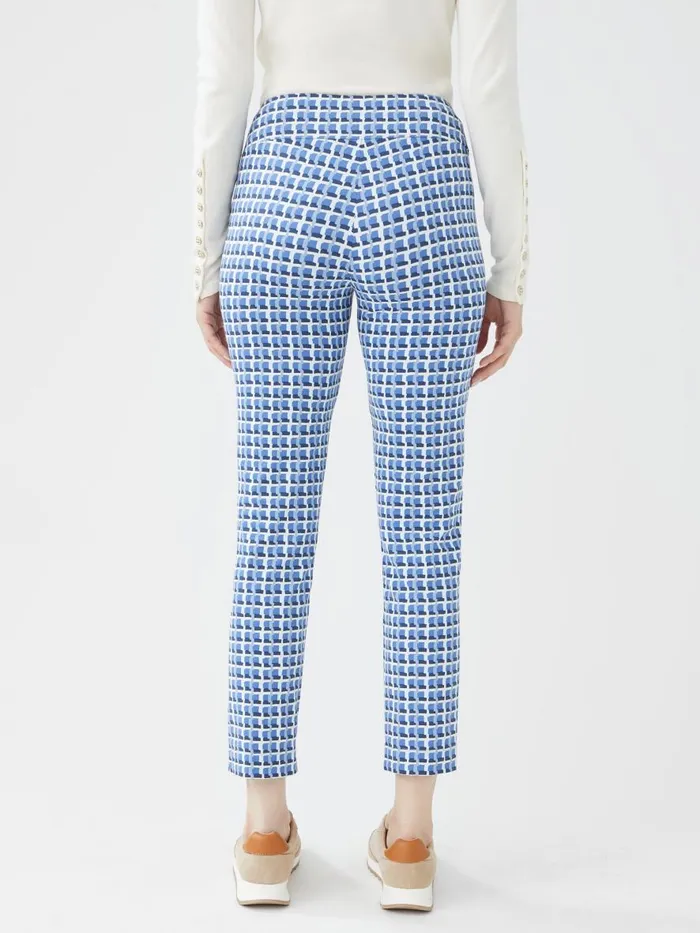 Pants Women JMcLaughlin Newport Capri Pants In Marseilles Geo Light Bluebluenavy Pants Women JMcLaughlin Newport Capri Pants In Marseilles Geo Light Bluebluenavy
