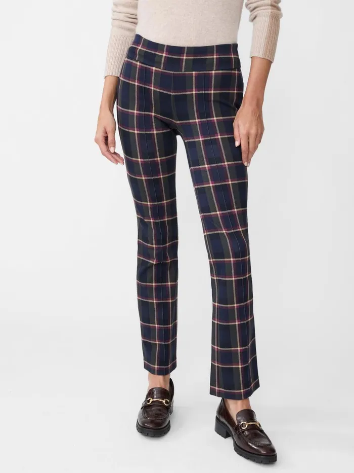 Pants Women JMcLaughlin Rylie Pants In Stadium Plaid Navyolive