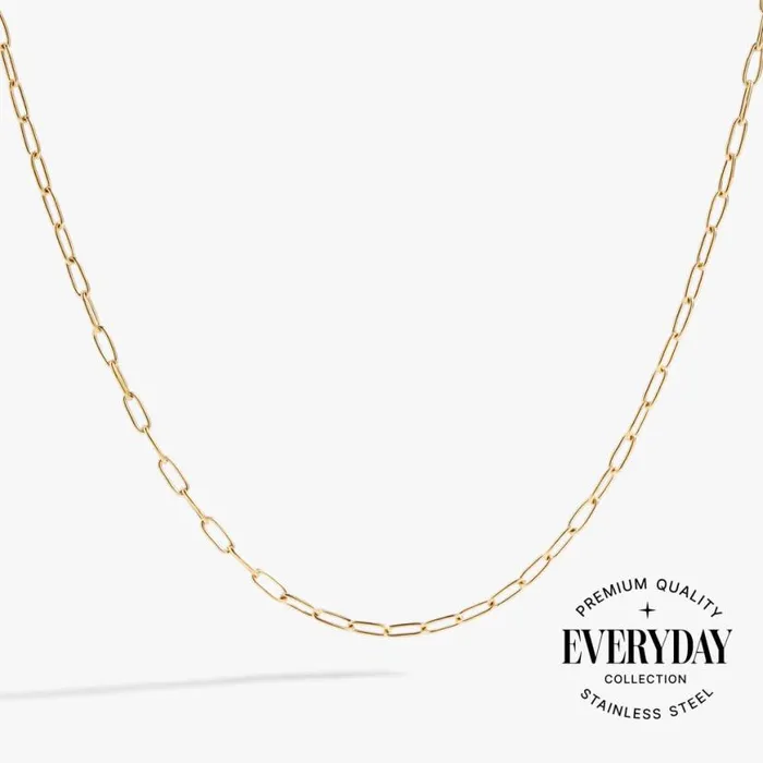 Paperclip Charm and Layering Necklace Stainless Steel Gold Women Alex And Ani Chain Or Bracelet Charm Bases Paperclip Charm and Layering Necklace Stainless Steel Gold Women Alex And Ani Chain Or Bracelet Charm Bases