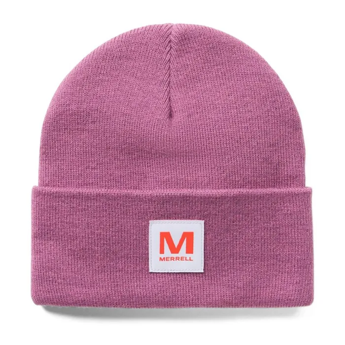 Patch Beanie Bordeaux MenWomenKids Merrell Hats