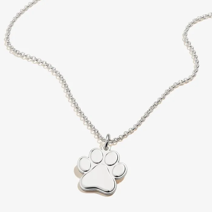 Paw Print Charm Necklace 21039039 Silver Women Alex And Ani Pets We Love Paw Print Charm Necklace 21039039 Silver Women Alex And Ani Pets We Love