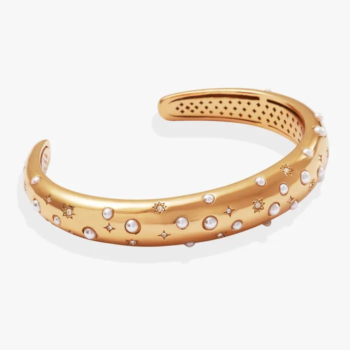 Pearl And Crystal Cuff Bracelet Gold Women Alex And Ani Bracelets Pearl And Crystal Cuff Bracelet Gold Women Alex And Ani Bracelets