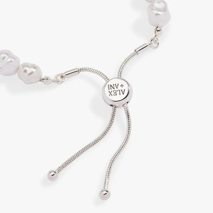 Pearl Bolo Bracelet Silver Women Alex And Ani Wedding Engagement Pearl Bolo Bracelet Silver Women Alex And Ani Wedding Engagement