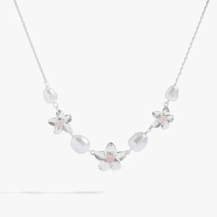 Plumeria Pearl Necklace Silver Women Alex And Ani Necklaces Plumeria Pearl Necklace Silver Women Alex And Ani Necklaces