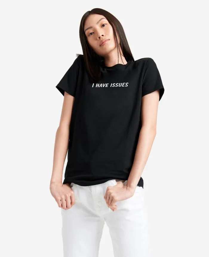 Polos and TShirts Men Kenneth Cole Site Exclusive I Have Issues TShirt Black Polos and TShirts Men Kenneth Cole Site Exclusive I Have Issues TShirt Black
