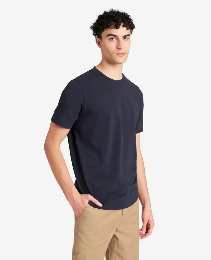Polos and TShirts Men Kenneth Cole The Performance Crew Neck Tshirt Navy