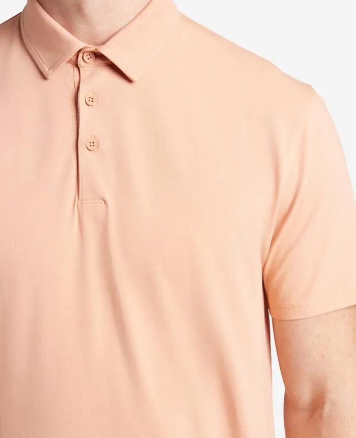 Polos and TShirts Men Kenneth Cole The Performance Polo Coral Polos and TShirts Men Kenneth Cole The Performance Polo Coral