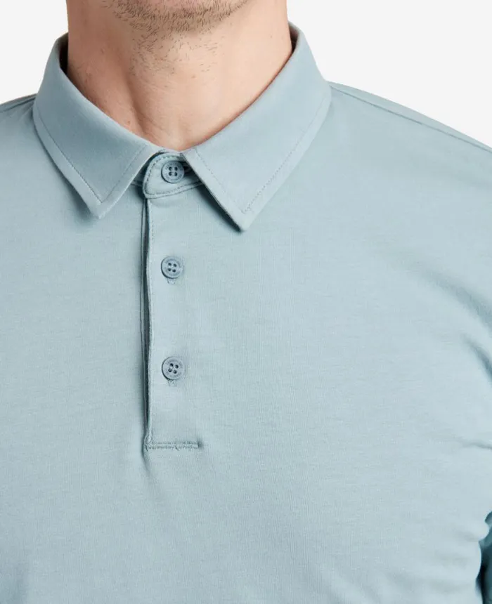 Polos and TShirts Men Kenneth Cole The Performance Polo Faded Blue Polos and TShirts Men Kenneth Cole The Performance Polo Faded Blue