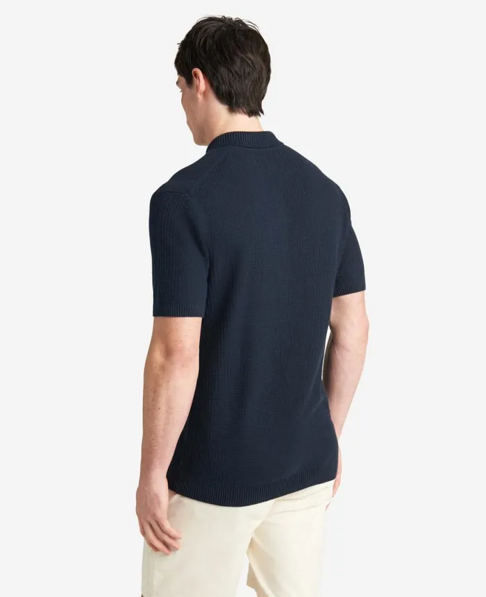 Polos and TShirts Men Kenneth Cole The Sweater Polo Navy Polos and TShirts Men Kenneth Cole The Sweater Polo Navy