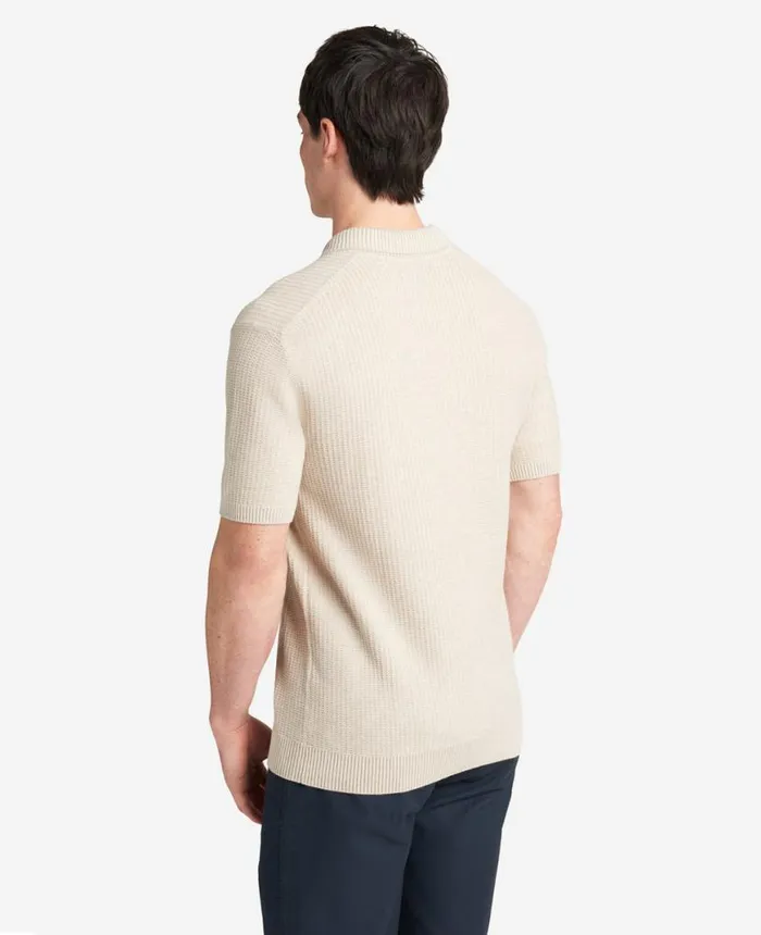 Polos and TShirts Men Kenneth Cole The Sweater Polo Tan Mix Polos and TShirts Men Kenneth Cole The Sweater Polo Tan Mix