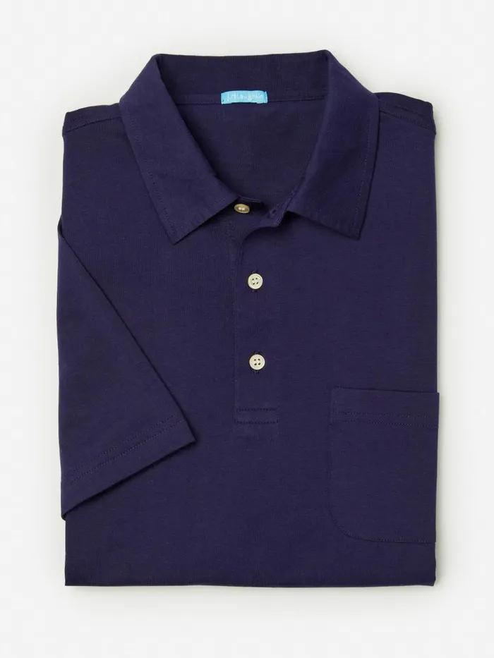 Polos Men JMcLaughlin Callahan Cotton Polo Navy