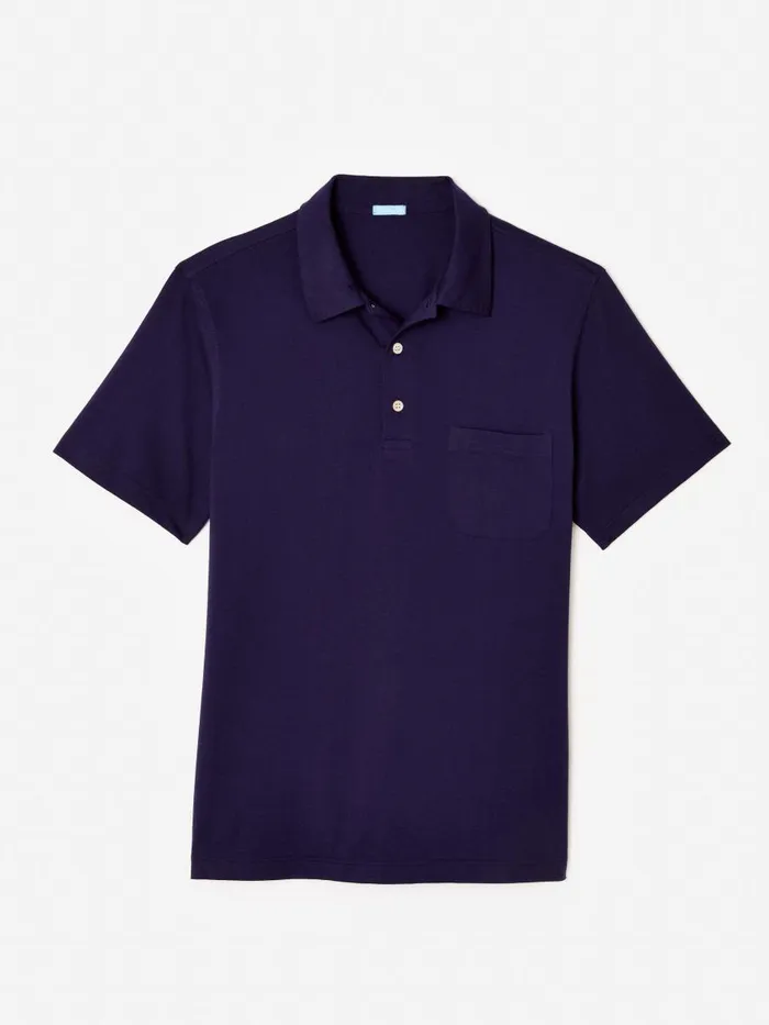 Polos Men JMcLaughlin Callahan Cotton Polo Navy