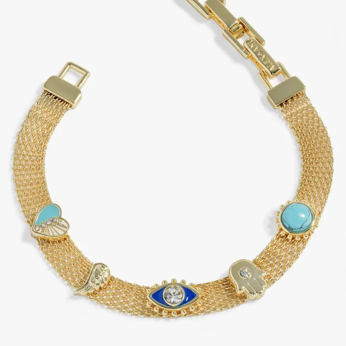 Protection Charm Chain Bracelet Gold Women Alex And Ani Strength Protection