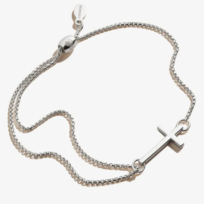 Pull Chain Cross Bracelet 14kt Gold Over Sterling Silver Women Alex And Ani Fine Jewelry Pull Chain Cross Bracelet 14kt Gold Over Sterling Silver Women Alex And Ani Fine Jewelry