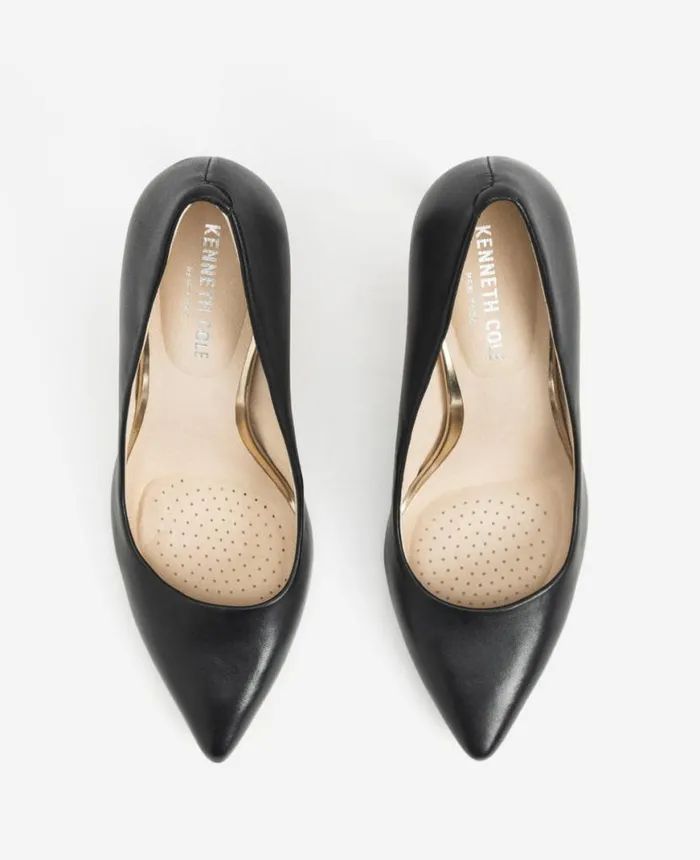 Pumps and Heels Women Kenneth Cole Riley 85 Leather Heel With Rebound Black Pumps and Heels Women Kenneth Cole Riley 85 Leather Heel With Rebound Black