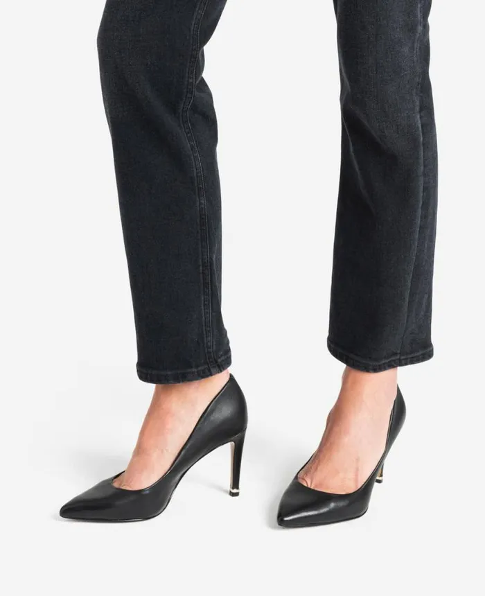 Pumps and Heels Women Kenneth Cole Riley 85 Leather Heel With Rebound Black Pumps and Heels Women Kenneth Cole Riley 85 Leather Heel With Rebound Black