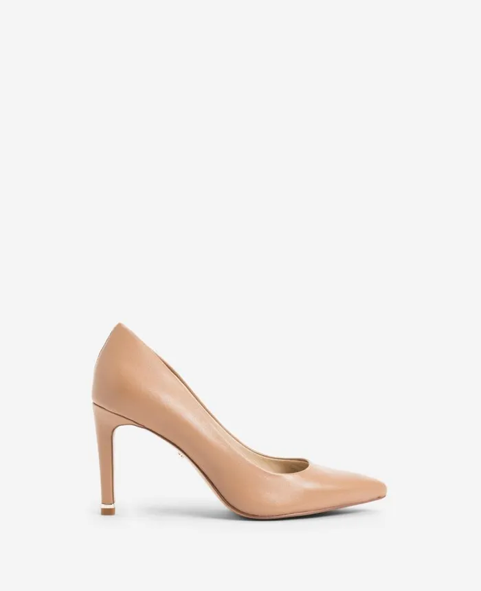 Pumps and Heels Women Kenneth Cole Riley 85 Leather Heel With Rebound Latte