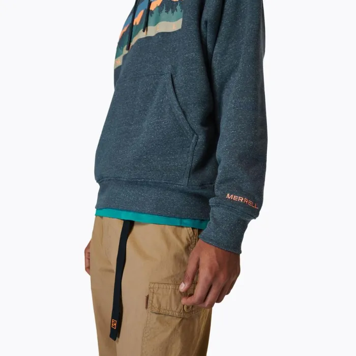 Rec Mountain Hoody Navy Men Merrell Tops