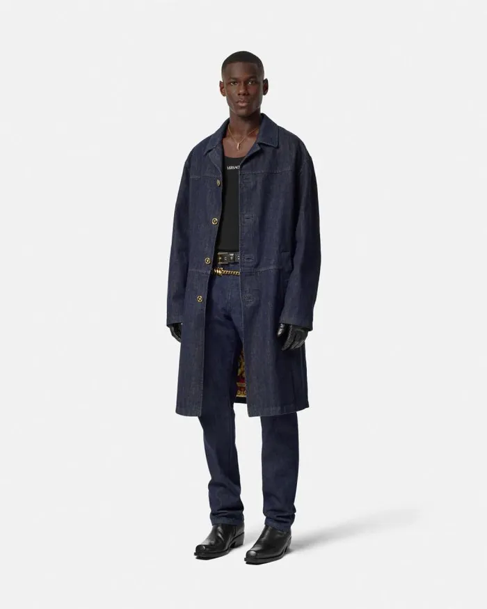RegularFit Jeans Blue Men Versace Pants and Shorts